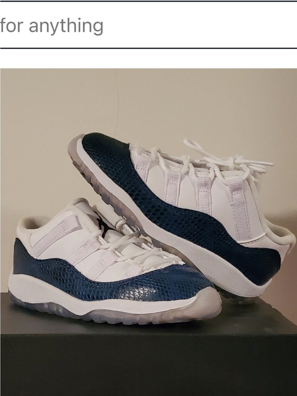 Jordan 11 retro low toddler navy snakeskin 2019 sneakers 8c